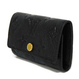 Louis Vuitton Key Case Multicle 6 Embossed Black