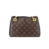 Louis Vuitton Monogram Surene BB Chain Shoulder Bag Leather Brown Noir