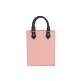 Louis Vuitton Epi Petit Sac Plat 2way Hand Shoulder Bag Rose Ballerine