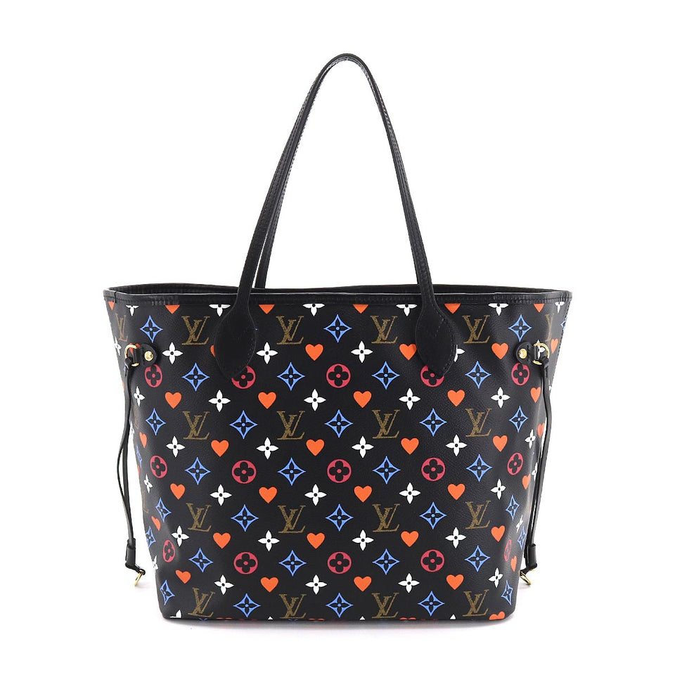 Louis Vuitton Game On Monogram Neverfull MM Tote Bag Noir