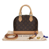 Louis Vuitton Alma BB 2way Shoulder Bag Handbag Monogram