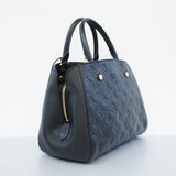 Louis Vuitton Handbag Monogram Emplant Montaigne BB Noir