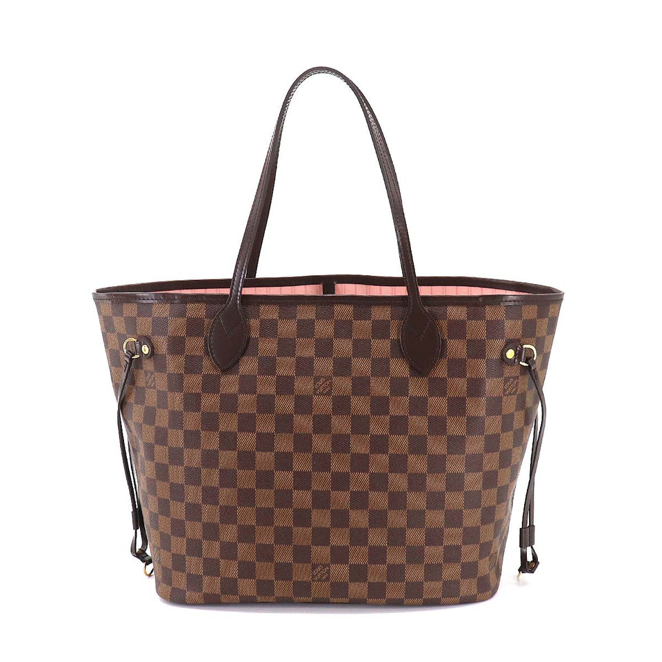 Louis Vuitton Damier Neverfull MM Tote Bag Ebene Rose Ballerine