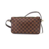 Louis Vuitton Damier Ravello GM Shoulder Bag Ebene Gold Metal Fittings
