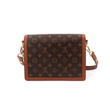 Louis Vuitton Monogram Reverse Dauphine Shoulder Bag Brown