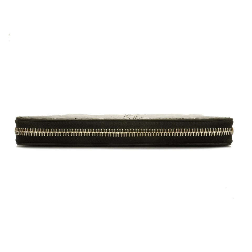 Louis Vuitton Long Wallet Monogram Python Zippy Wallet Noir