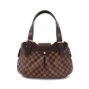 Louis Vuitton Damier Sistina PM Shoulder Bag Ebene Gold Metal Fittings