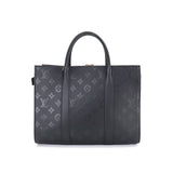 Louis Vuitton Very Tote MM 2 Way Hand Shoulder Bag Leather Noir
