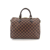 Louis Vuitton Damier Speedy Bandouliere 30 2way Hand Shoulder Bag Ebene