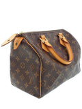 Louis Vuitton Monogram Speedy 25 Handbag Brown