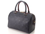 Louis Vuitton Speedy Bandouliere 25 Monogram Implant Marine Rouge