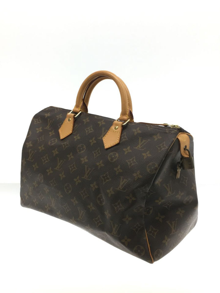 Louis Vuitton Speedy 35 Monogram Hand Bag PVC Brown