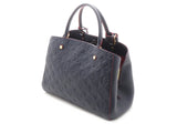 Louis Vuitton Montaigne MM Monogram Implant Marine Rouge