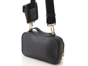 Louis Vuitton Utility Crossbody Leather Black