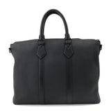 Louis Vuitton Aerogram Lockit Tote Shoulder Bag Leather Black