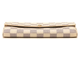 Louis Vuitton Damier Azur Portefeuille Sarah Long Wallet