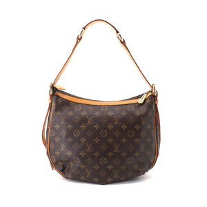 Louis Vuitton Monogram Tulum GM Shoulder Bag Brown Gold Hardware