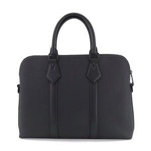 Louis Vuitton Aerogram Takeoff Shoulder Bag Leather Black