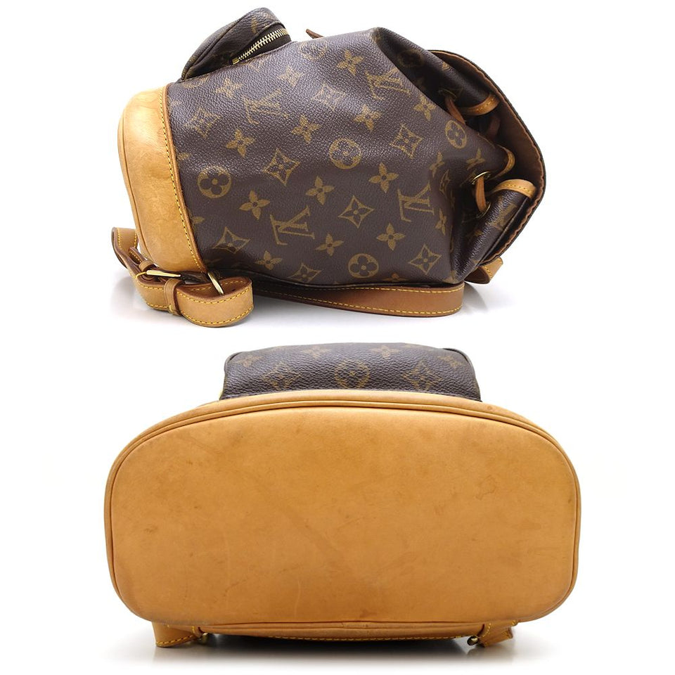 Louis Vuitton Monogram Montsuri MM Backpack Brown