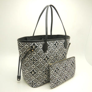 Louis Vuitton Monogram Jacquard Neverfull MM Tote Bag Gray