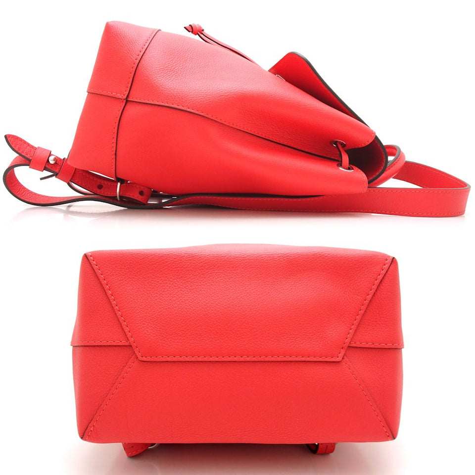 Louis Vuitton Lock Me Backpack Daypack Ruby