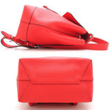 Louis Vuitton Lock Me Backpack Daypack Ruby