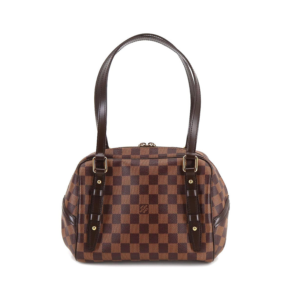 Louis Vuitton Damier Rivington PM Shoulder Bag Ebene
