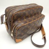 Louis Vuitton Monogram Crossbody Shoulder Bag Brown
