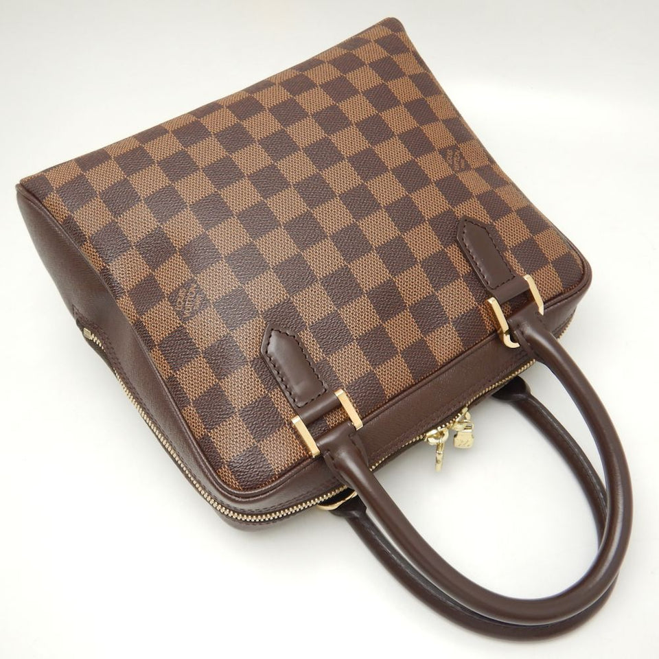 Louis Vuitton Damier Brera Handbag Brown