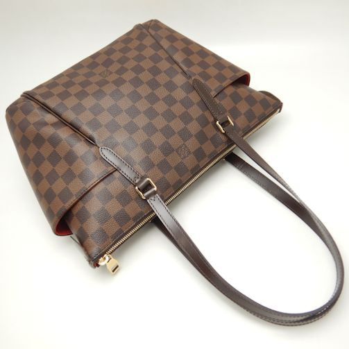 Louis Vuitton Damier Totally PM Tote Bag Brown
