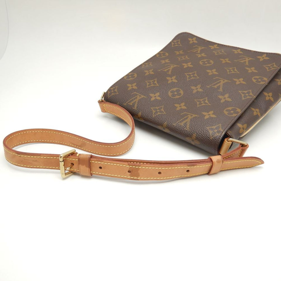 Louis Vuitton Monogram Musette Salsa Short Shoulder Bag Brown