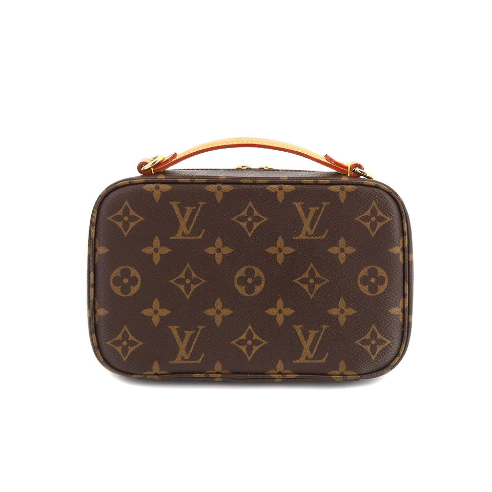 Louis Vuitton Monogram Utility Crossbody Shoulder Bag Brown