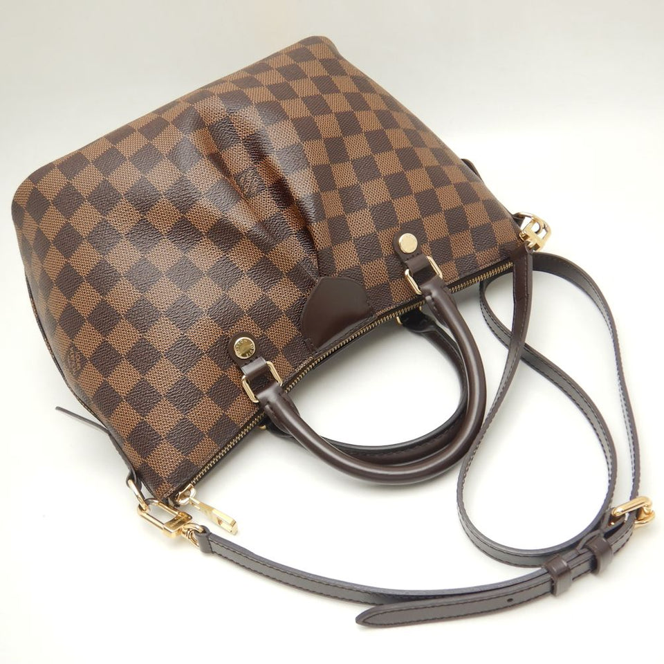 Louis Vuitton Damier Sienna PM Handbag Brown