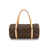 Louis Vuitton Monogram Papillon 26 Hand Bag Brown