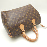 Louis Vuitton Monogram Speedy 30 Handbag Brown