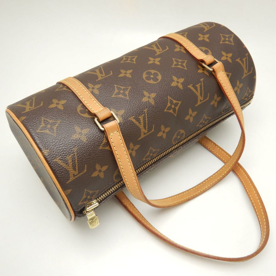 Louis Vuitton Monogram Papillon 26 Handbag Brown