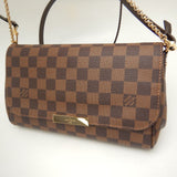 Louis Vuitton Damier Favorite MM Shoulder Bag Ebene