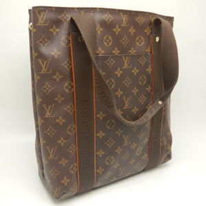 Louis Vuitton Monogram Bobourg Tote Bag Brown