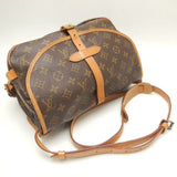Louis Vuitton Monogram Saumur 30 Shoulder Bag Brown