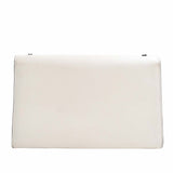 Saint Laurent- Leather Classic Kate Chain Shoulder Bag White/Black