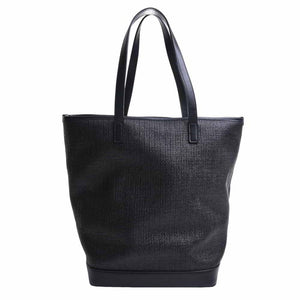 Saint Laurent- Raffia Leather Teddy Tote Bag Black