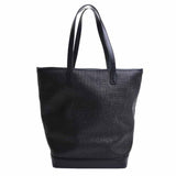 Saint Laurent- Raffia Leather Teddy Tote Bag Black