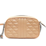Gucci GG Marmont Shoulder Bag Leather Light Brown