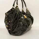 Louis Vuitton Mahina L Noir Hobo Bag Black