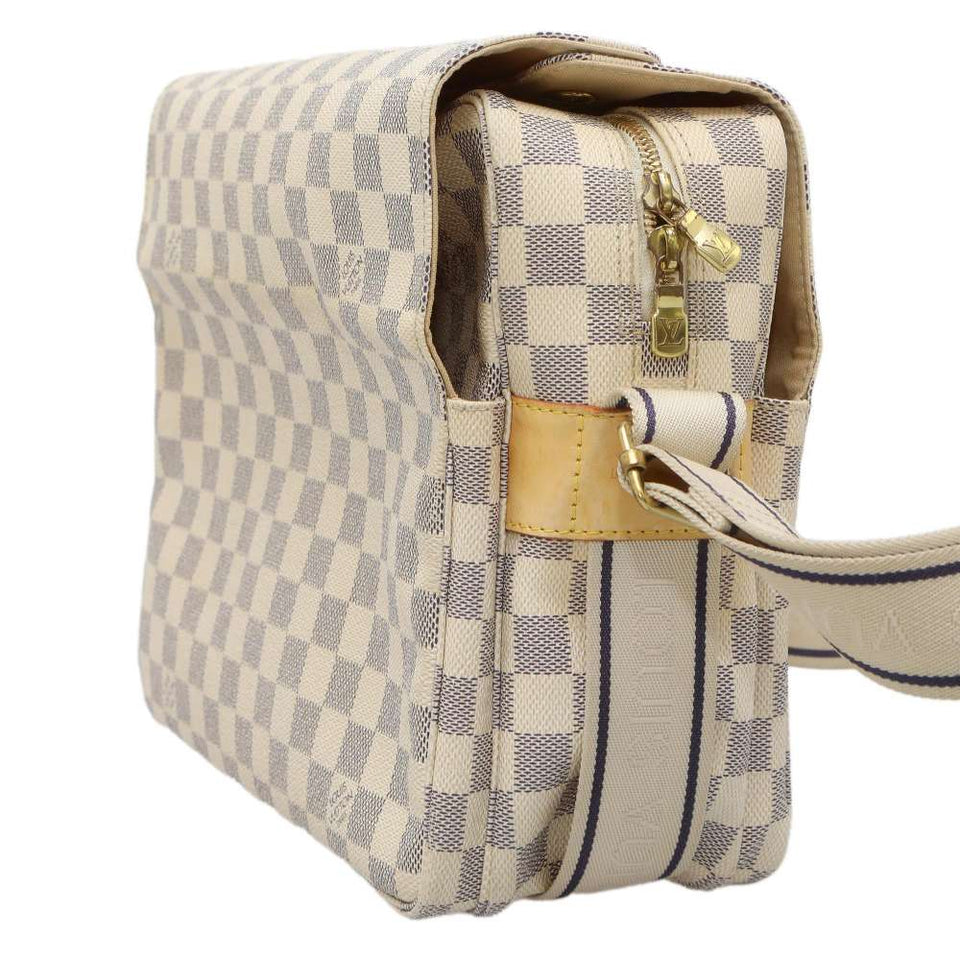 Louis Vuitton Shoulder Bag Damier Azur Naviglio