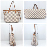 Louis Vuitton Damier Azur Neverfull MM Tote Bag