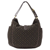 Louis Vuitton Denim Mahina XS Black Shoulder Bag Black