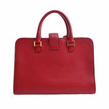 Saint Laurent- Leather Baby Cabas 2way Handbag Red