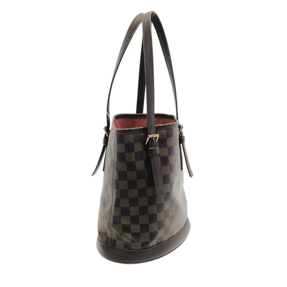 Louis Vuitton Marais Bucket Bag Ebene Damier Canvas