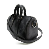Louis Vuitton Keepall XS Shoulder Bag Canvas Monogram Eclipse Black